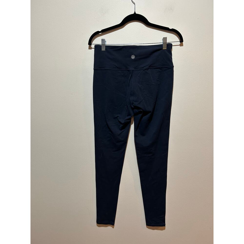 Athleta navy leggings size M some wear - Picture 4 of 7